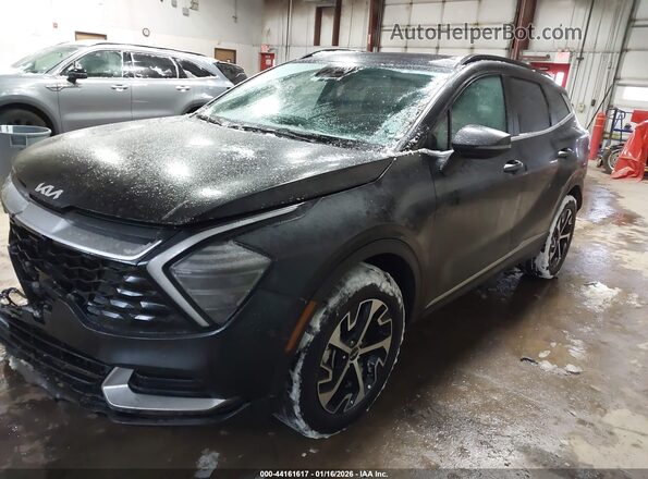KNDPVCDG2R7157459 2024 KIA SPORTAGE HYBRID Black Vista tres cuartos delantera izquierda