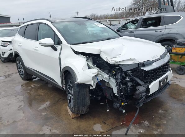 KNDPVCDG4R7128609 2024 KIA SPORTAGE HYBRID White წინა ხედი
