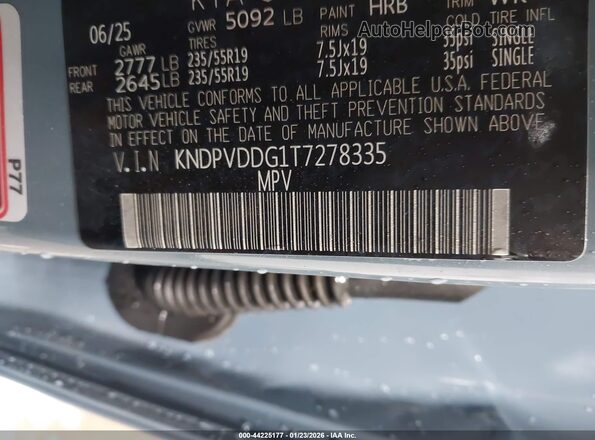 KNDPVDDG1T7278335 2026 KIA SPORTAGE HYBRID Blue Widok komory silnika