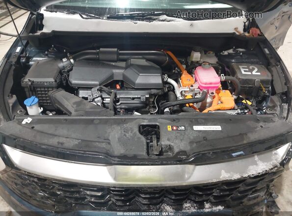 KNDPXCDGXS7244445 2025 KIA SPORTAGE HYBRID Blue უკანა ხედი