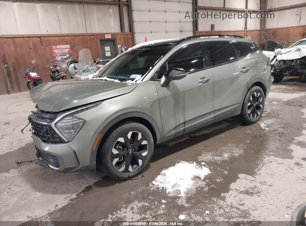 KNDPZDDH2R7169727 2024 KIA SPORTAGE PLUG-IN HYBRID Green Vista tres cuartos delantera izquierda