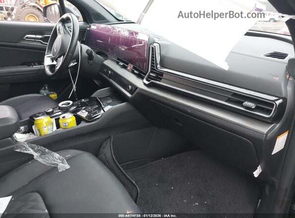 KNDPZDDH3S7204295 2025 KIA SPORTAGE PLUG-IN HYBRID Black Вид салону спереду