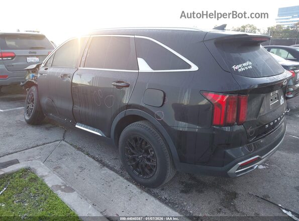 KNDRG4LGXM5054000 2021 KIA SORENTO HYBRID Black Հետևի ձախ