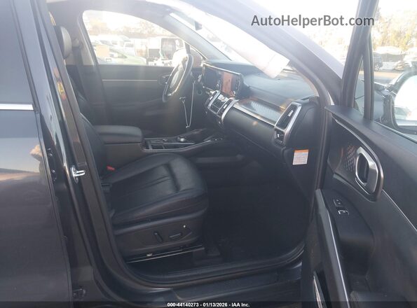 KNDRH4LG0R5260124 2024 KIA SORENTO HYBRID Gray Вид салону спереду