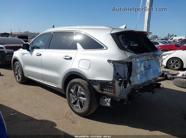 KNDRH4LG2R5258729 2024 KIA SORENTO HYBRID Silver Trasero izquierdo