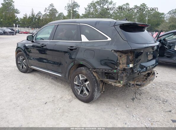 KNDRH4LG6M5019046 2021 KIA SORENTO HYBRID Черный Задняя левая четверть