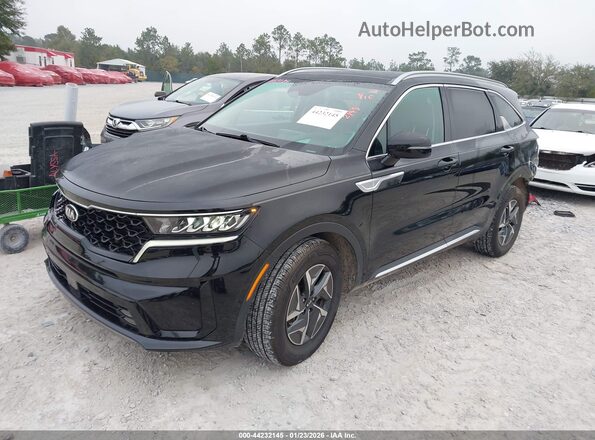 KNDRH4LG6M5019046 2021 KIA SORENTO HYBRID Черный Передняя левая четверть
