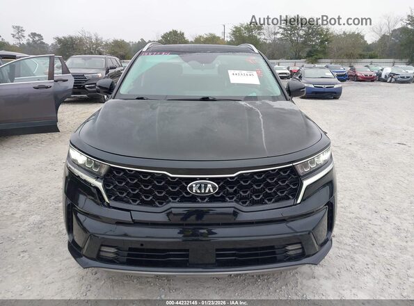 KNDRH4LG6M5019046 2021 KIA SORENTO HYBRID Черный Вид задней части салона