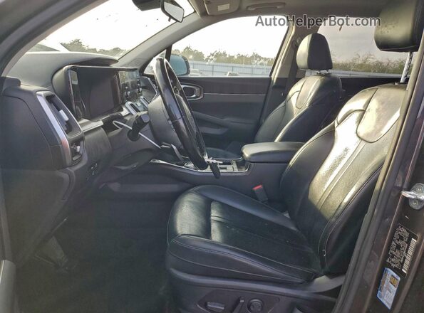 KNDRH4LG8M5044899 2021 KIA SORENTO Gray Սալոնի դիմացի տեսք