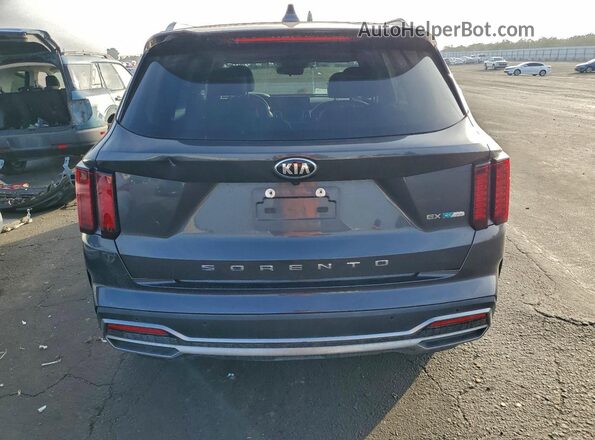 KNDRH4LG8M5044899 2021 KIA SORENTO Gray Հետևի տեսք