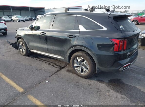 KNDRH4LG9M5050856 2021 KIA SORENTO HYBRID Black Հետևի ձախ