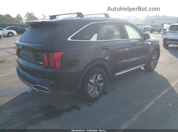 KNDRH4LG9M5050856 2021 KIA SORENTO HYBRID Black Հետևի աջ