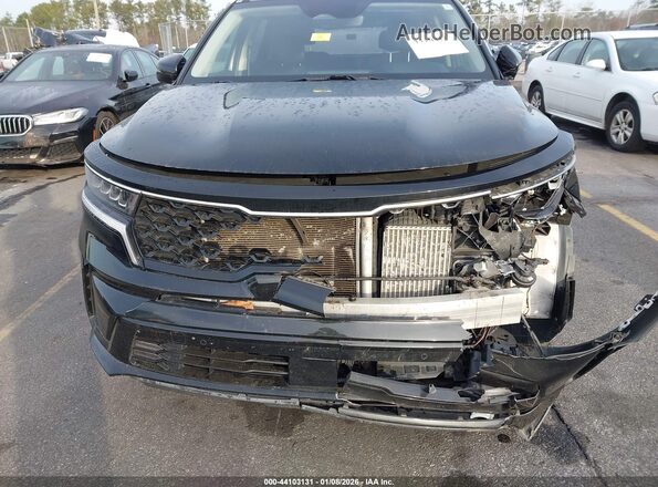 KNDRH4LG9M5050856 2021 KIA SORENTO HYBRID Black Դիմացի տեսք