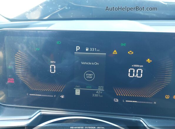 KNDRHDJG2S5423221 2025 KIA SORENTO HYBRID Black Vista de los asientos traseros