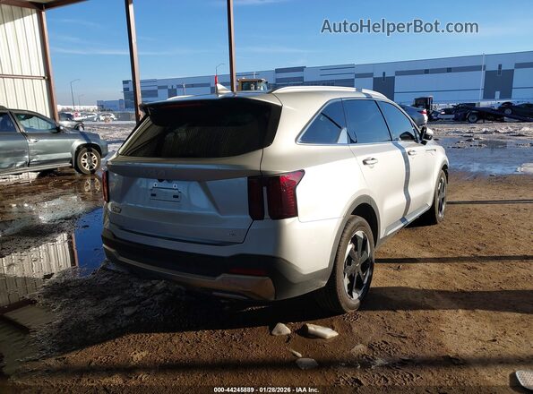 KNDRHDJG7S5350069 2025 KIA SORENTO HYBRID Gray Задня права чверть