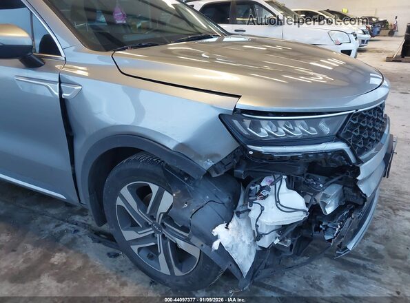KNDRHDLG7P5130662 2023 KIA SORENTO HYBRID Gray Widok z przodu