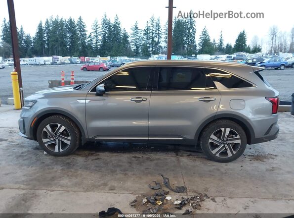 KNDRHDLG7P5130662 2023 KIA SORENTO HYBRID Gray Widok wnętrza 360 stopni