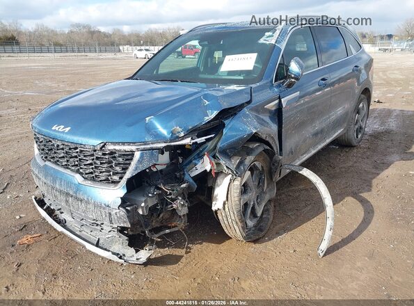KNDRKDJG2S5286458 2025 KIA SORENTO HYBRID Blue Вид спереду