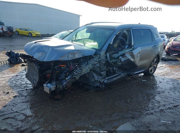 KNDRKDLG2P5208993 2023 KIA SORENTO HYBRID Silver 
