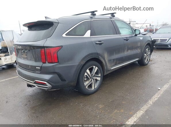 KNDRKDLG5P5176959 2023 KIA SORENTO HYBRID Gray Задня права чверть