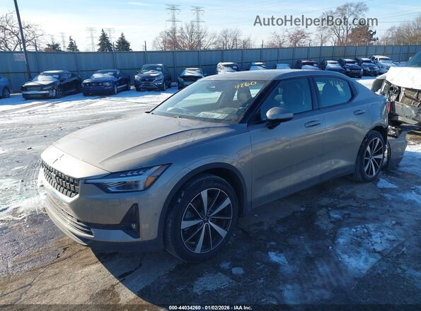 LPSED3KA2ML025450 2021 POLESTAR 2 Серый Передняя левая четверть