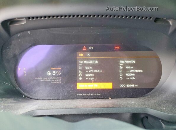 LPSED3KA9NL059418 2022 POLESTAR 2 Черный Вид щитка приборов