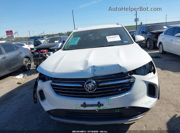 LRBAZLR43ND138468 2022 BUICK ENVISION White Rear interior view