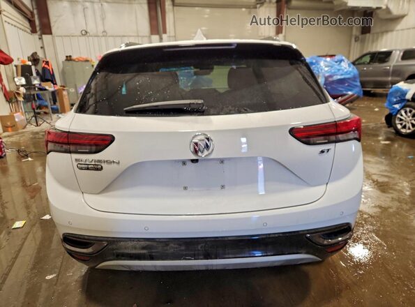 LRBAZLR47MD198848 2021 BUICK ENVISION White Вид ззаду