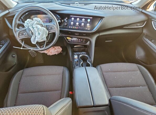 LRBAZLR47MD198848 2021 BUICK ENVISION White Вид панелі приладів