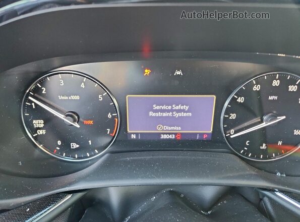 LRBAZLR47MD198848 2021 BUICK ENVISION White Вид щитка приладів