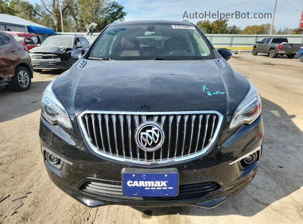 LRBFX1SA3JD026649 2018 BUICK ENVISION Black წინა ხედი