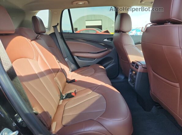 LRBFX1SA3JD026649 2018 BUICK ENVISION Black უკანა სალონის ხედი