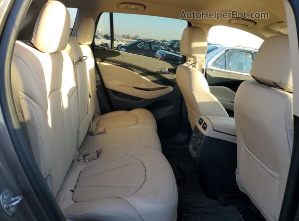 LRBFX1SA6JD008484 2018 BUICK ENVISION Gray Вид задніх сидінь