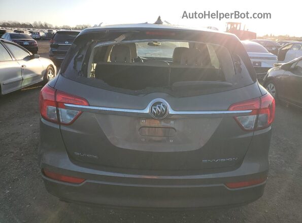 LRBFX1SA6JD008484 2018 BUICK ENVISION Gray Вид ззаду