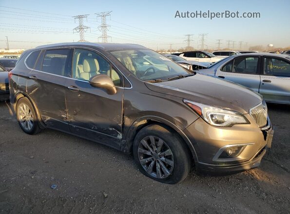 LRBFX1SA6JD008484 2018 BUICK ENVISION Gray Передня права чверть