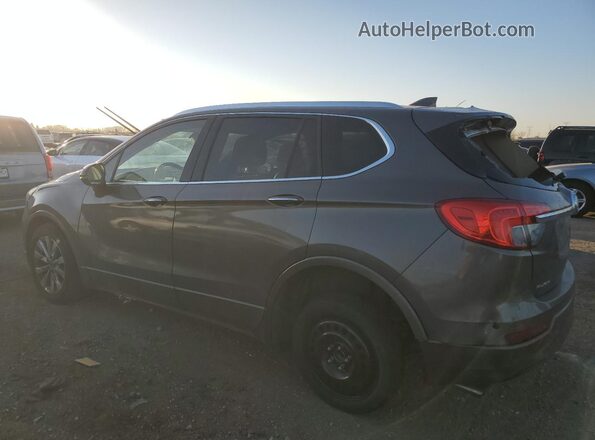 LRBFX1SA6JD008484 2018 BUICK ENVISION Gray Задня ліва чверть
