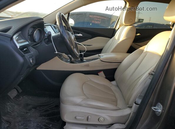 LRBFX1SA6JD008484 2018 BUICK ENVISION Gray Вид салону спереду