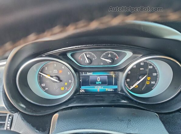 LRBFX1SA9JD080859 2018 BUICK ENVISION Silver Vista del cuadro de instrumentos