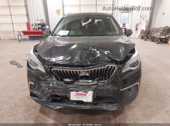 LRBFX2SA6JD018339 2018 BUICK ENVISION Черный Вид задней части салона