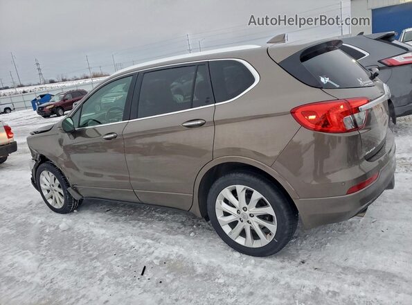 LRBFX3SX0JD010196 2018 BUICK ENVISION Brown Rear left