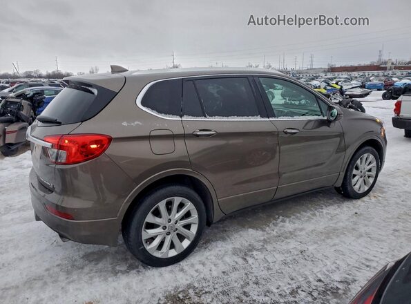 LRBFX3SX0JD010196 2018 BUICK ENVISION Brown Rear right