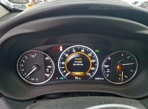 LRBFX3SX0JD010196 2018 BUICK ENVISION Brown Instrument cluster view