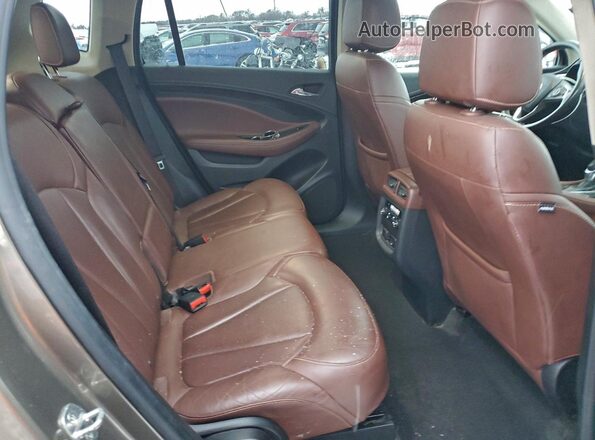 LRBFX3SX0JD010196 2018 BUICK ENVISION Brown Rear interior view