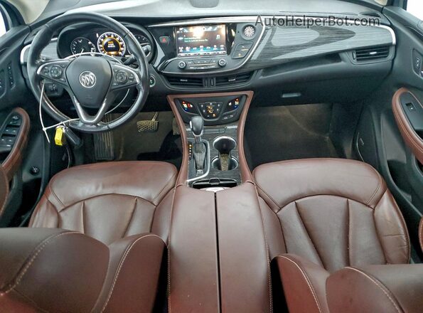 LRBFX3SX0JD010196 2018 BUICK ENVISION Brown Dashboard view