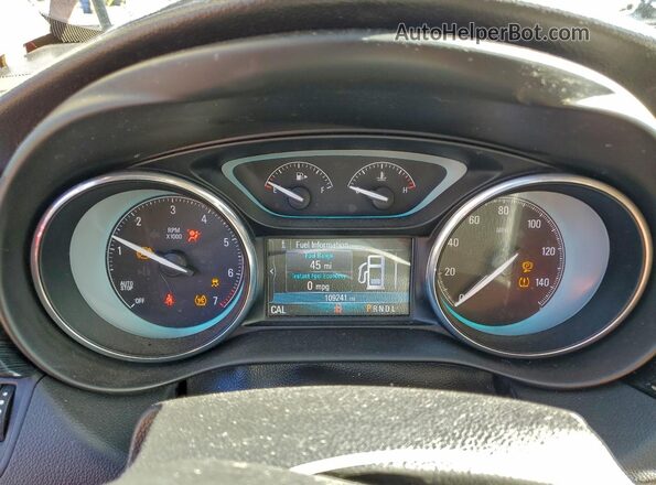 LRBFXASA8HD039410 2017 BUICK ENVISION Maroon Вид щитка приладів