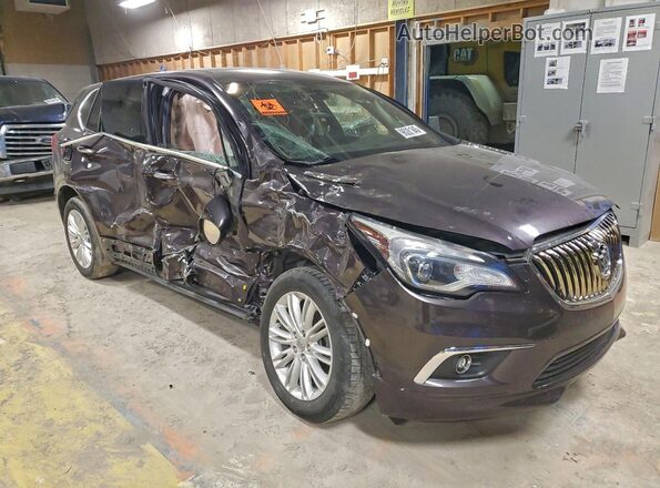 LRBFXBSA6JD059053 2018 BUICK ENVISION Purple Przód prawy