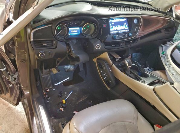 LRBFXBSA6JD059053 2018 BUICK ENVISION Purple Widok deski rozdzielczej