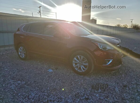 LRBFXBSA9LD035297 2020 BUICK ENVISION Красный Передняя правая четверть