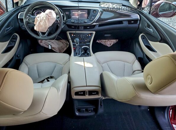 LRBFXBSA9LD035297 2020 BUICK ENVISION Красный Вид панели приборов