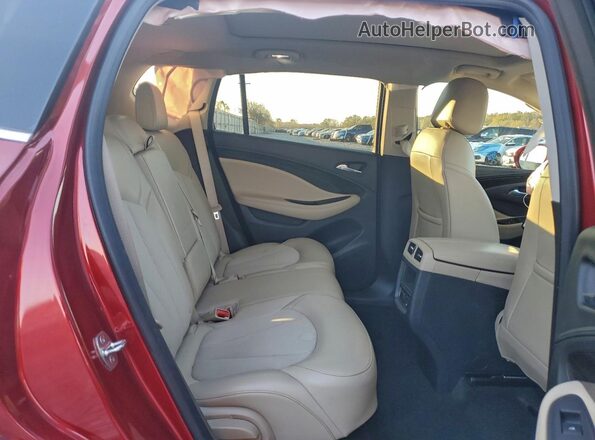 LRBFXBSA9LD035297 2020 BUICK ENVISION Красный Вид задней части салона